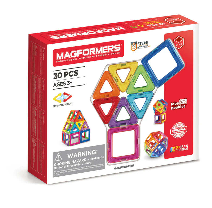 Magformers - Set Magnétique Basic - 30 pcs