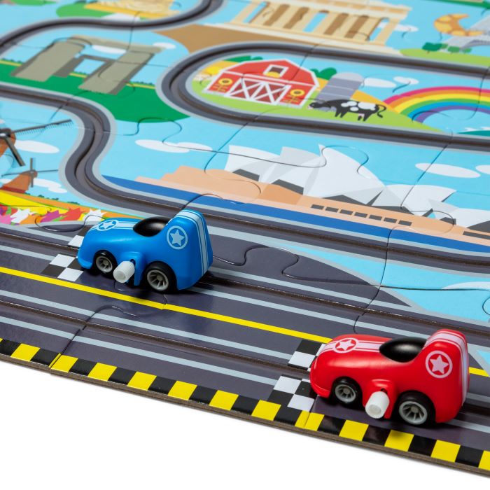 Melissa & Doug - Puzzle Géant De Sol Course Autour Du Monde