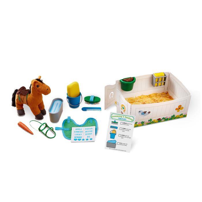 Location jouets - Melissa & Doug - Ensemble De Jeu De Soin De Chevaux