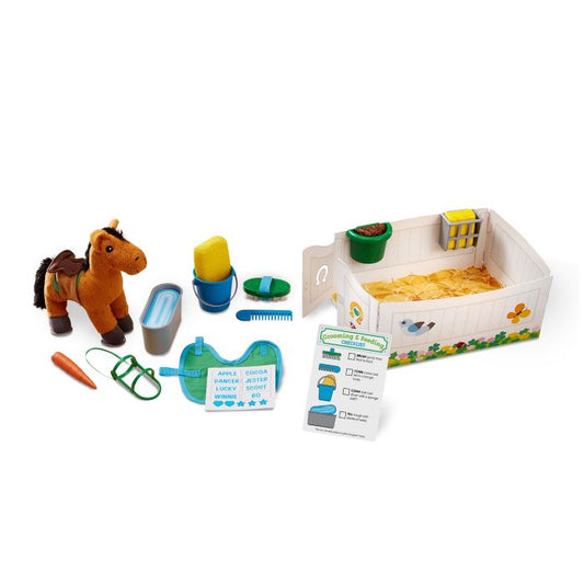 Location jouets - Melissa & Doug - Ensemble De Jeu De Soin De Chevaux