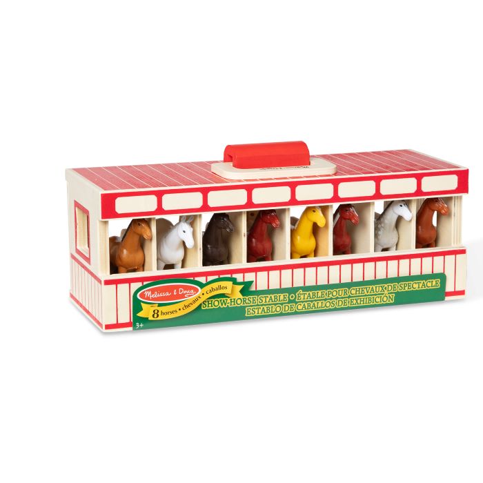 Melissa & Doug - Écurie de chevaux de spectacle.
