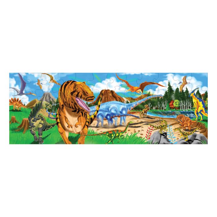 Location jouets - Melissa & Doug - Puzzle Géant De Sol Pays De Dinosaures